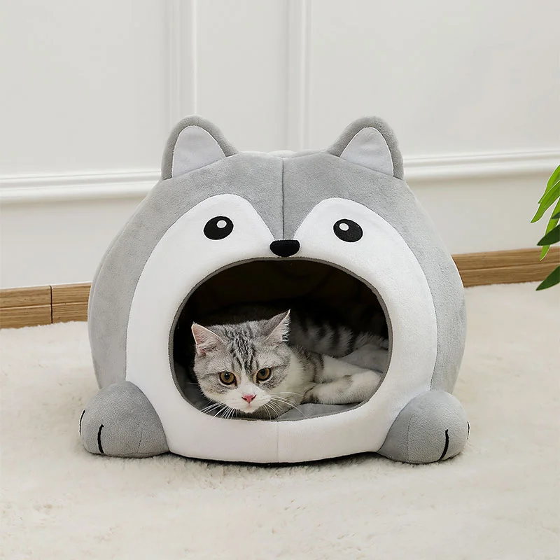Cat cave bed