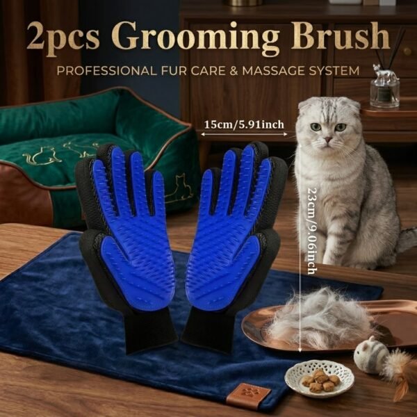 Cat grooming gloves Cat grooming gloves