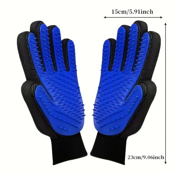 Cat grooming gloves
