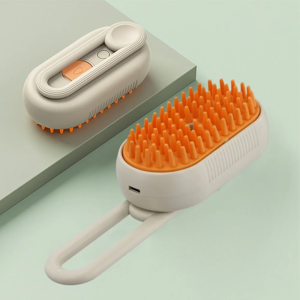 Coffee grooming brush
