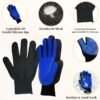 Dog grooming gloves