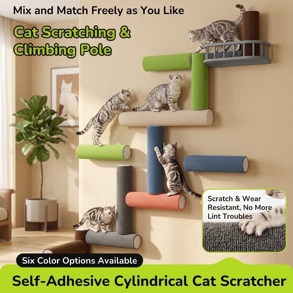 Cat Climbing Scratcher