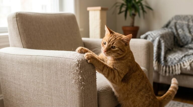 Why Does My Cat Scratch Furniture