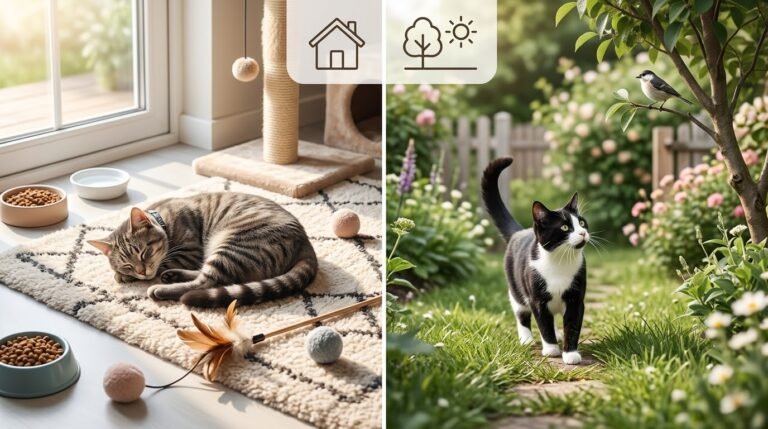 indoor cat vs outdoor cat pros and cons