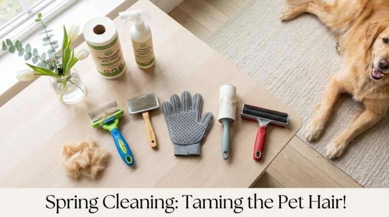 Spring Cleaning Pet Hair Tips