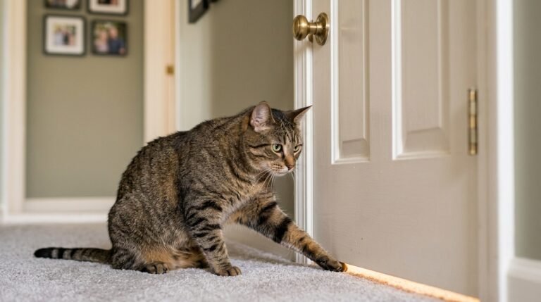 why do cats hate closed doors